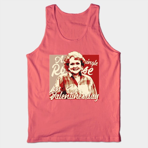 A Single Rose On Valentines Day Tank Top by mia_me